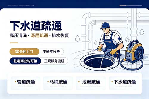 雅安下水道疏通